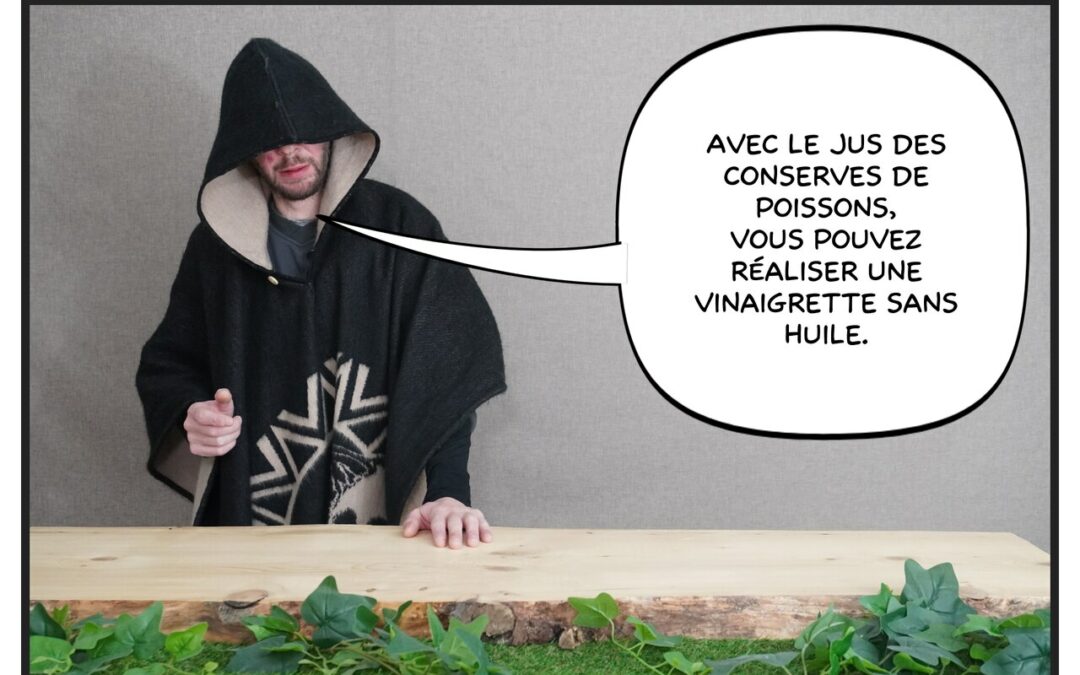 Vinaigrette au jus de poisson en boite