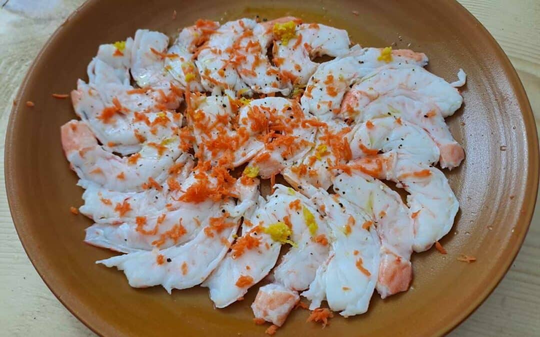 Carpaccio de crevettes