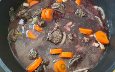 Joue de boeuf au vin