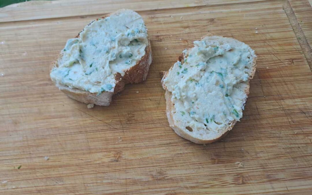 L&rsquo;ail confit au chèvre