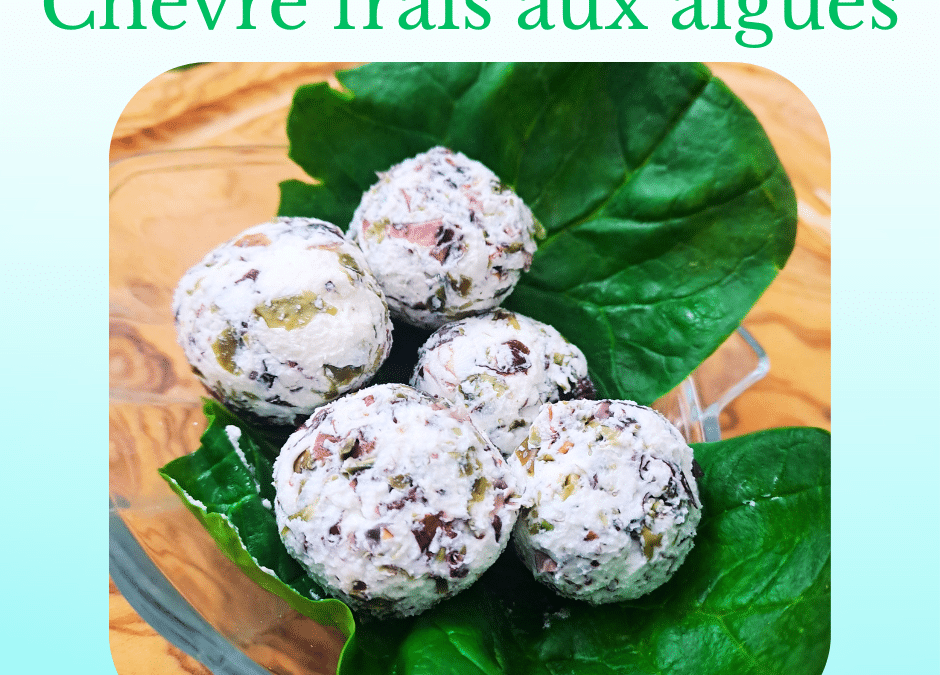 Fromage frais aux algues